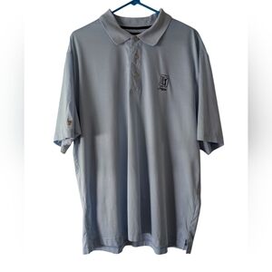 Oxford Super Dry Sky Blue Polo Shirt Size L